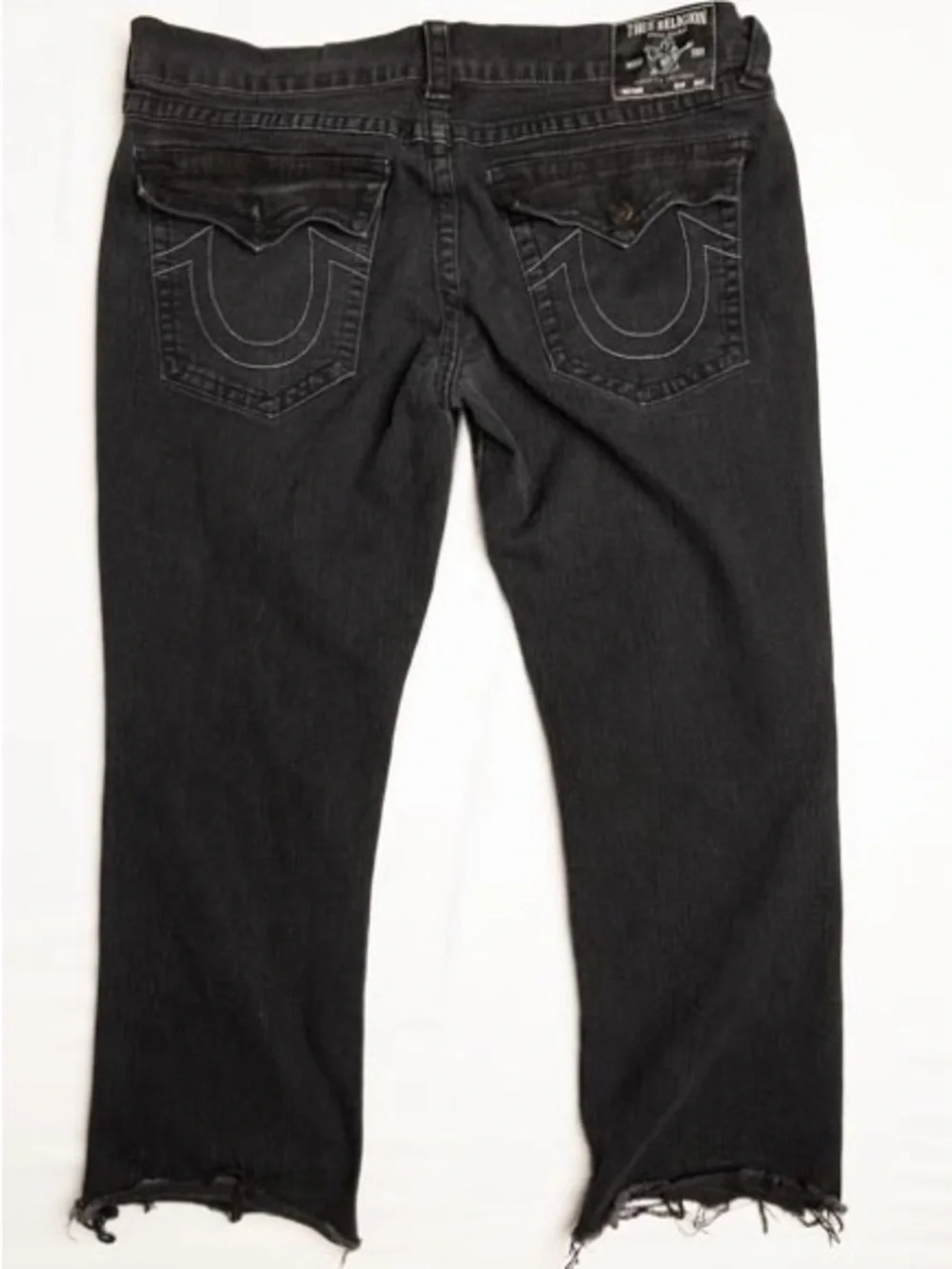 True Religion Men's Black Relaxed Jeans